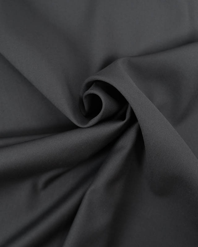 Sergé Twill Polyviscose noir